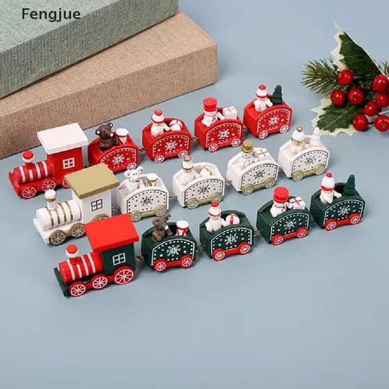 Fengjue 2023 Trem De Natal Ornamentos Rede Celebridade Decoração BR