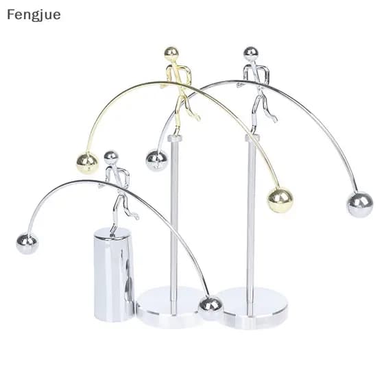 Fengjue Balanço Homem De Ferro De Uma Perna Pêndulo Hercules Hércules Weightlifg Desktop Decoration BR