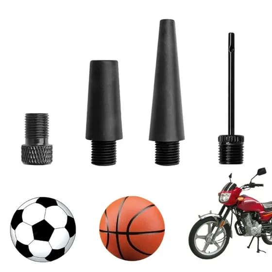 XI Bicos De Agulha Infláveis , Adaptador De Válvulas De Ar , Peça De Bomba Para Bicicletas De Futebol , Roda De Pneu , A