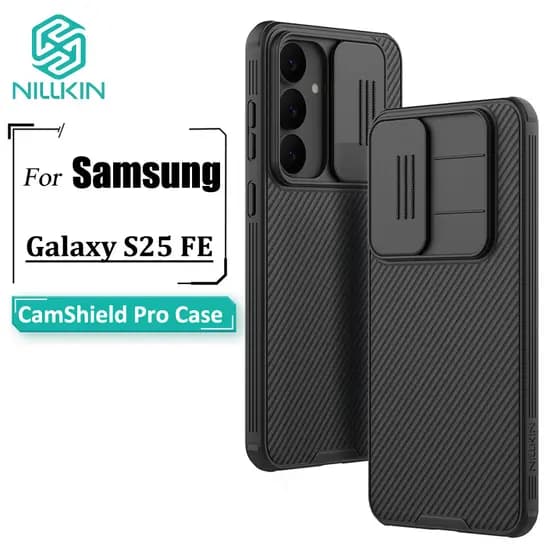 Nillkin CamShield Pro Caso De Telefone Para Samsung Galaxy S25 FE Câmera Slider Proteção Duro PC À Prova De Choque Capa