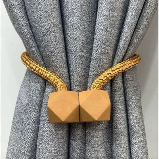 🏠 kit com 2 Prendedor de Cortina Decorativo