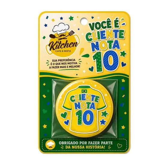 Botons Cliente torcedor 2026 – Coleção Especial Brasil
