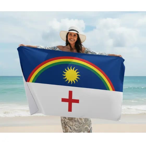 Toalha De Praia Bandeira de Pernambuco ENVIO IMEDIATO