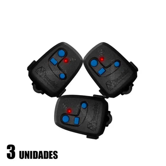 Kit 3 Controle Remoto Portão Eletrônico Peccinin 3c 433mhz
