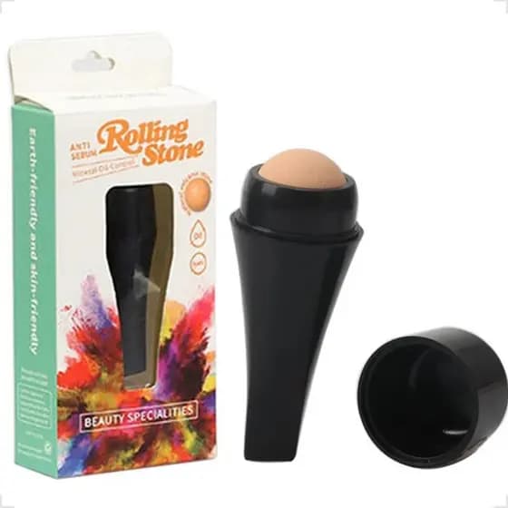 Rolo De Pedra Facial Vulcânica Removedor Redutor E Adsorção De Oleosidade Facial