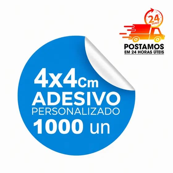 Adesivos Personalizados / Medidas 4x4 cm