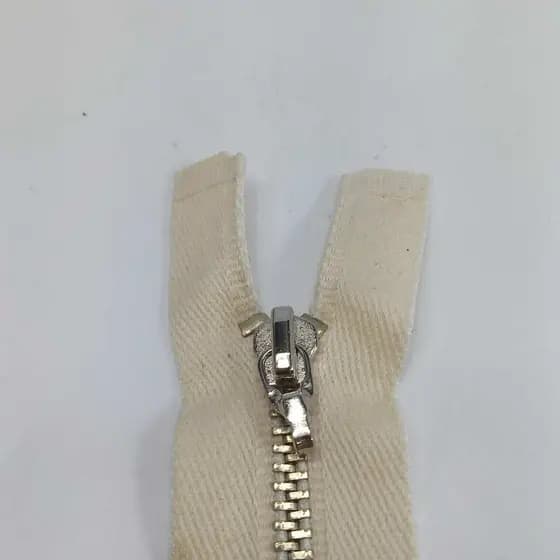 Zíper Metal Destacável 6 cm Bege a un 11639 001 682S44