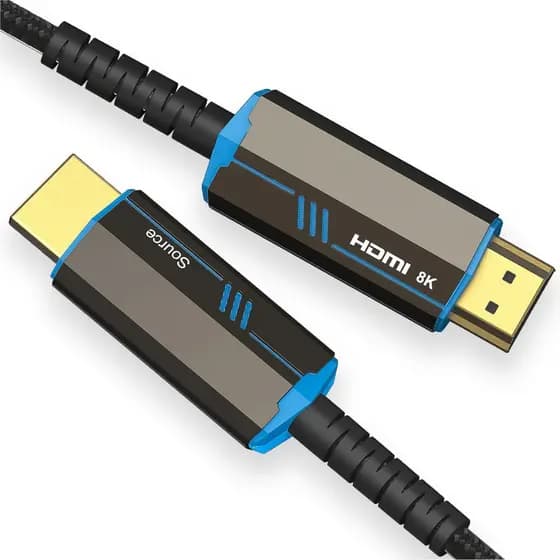 Novo cabo hdmi 2.1 8k, fibra otica top de linha-pronta entrega-15m