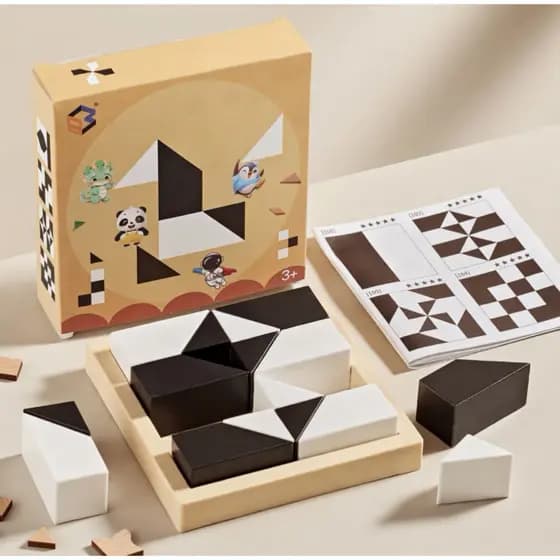 Jogo desafio das formas - Jogo educativo infantil quebra-cabeças brinquedos para crianças montessori pedagógico números