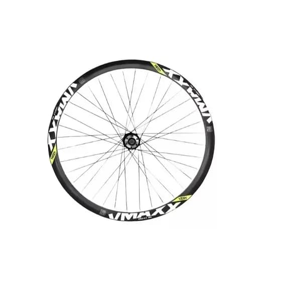 1 Roda Vmaxx Aro 26 Freio A Disco Raios Grossos Pratas