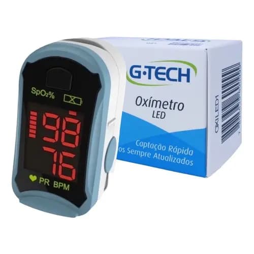 Oxímetro De Pulso Dedo Medidor De Saturação G-tech Led Novo