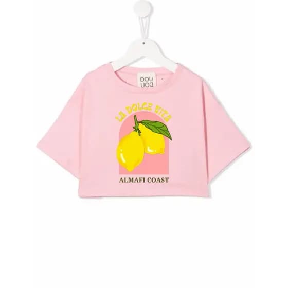 T-Shirt Cropped Limao Siciliano