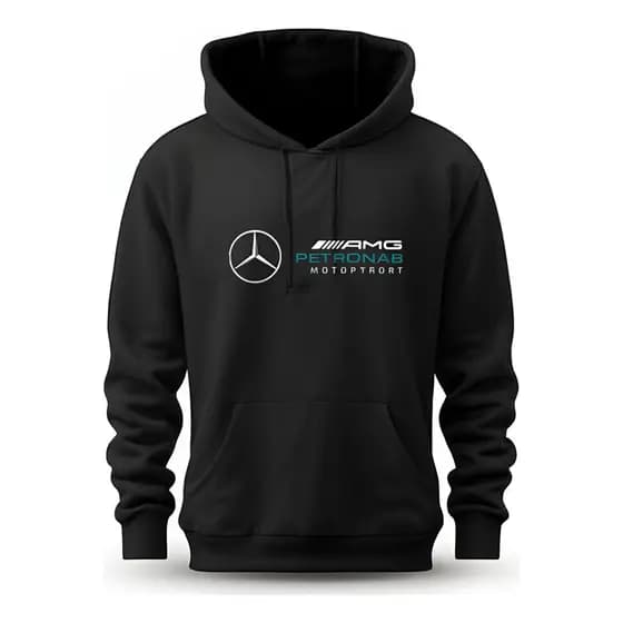 Blusa Moletom Flanelado Estampado Grandes Autos Petronas Amg