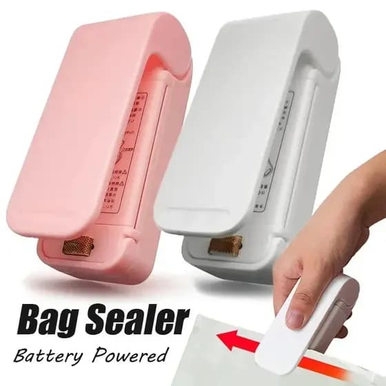 Mini Selador Térmico Para Lanches E Sacos Plásticos , Clipe Portátil De Vedação De Saco De Folha Embalagens De Alimentos