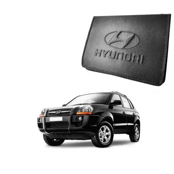 Case Rígido Capa Porta Manual P/ Carros Tucson 2004/2016