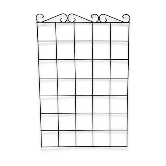 Treliça De Ferro 74 X 50 Para Jardim Vertical Preto