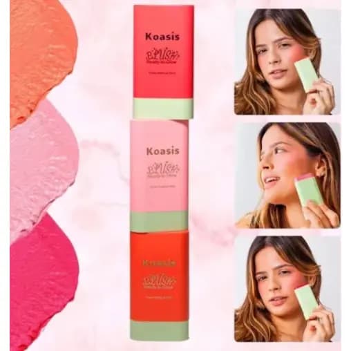 Blush bastão KOASIS Facial Natural Matte Blush