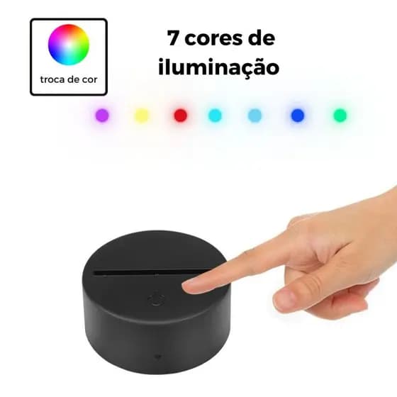 Base para luminária , abajur de mesa, base para luminária LED 3D