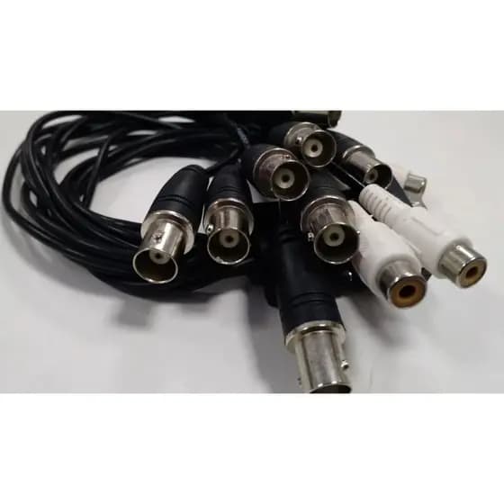 Cabo Vga Com 8 Pinos Bnc Cameras Cftv