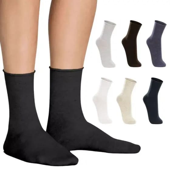 3 Pares de Meias Lupo Masculina Sportwear Algodao Sem Punho Nao Aperta Cano Longo Alta Social Adulto