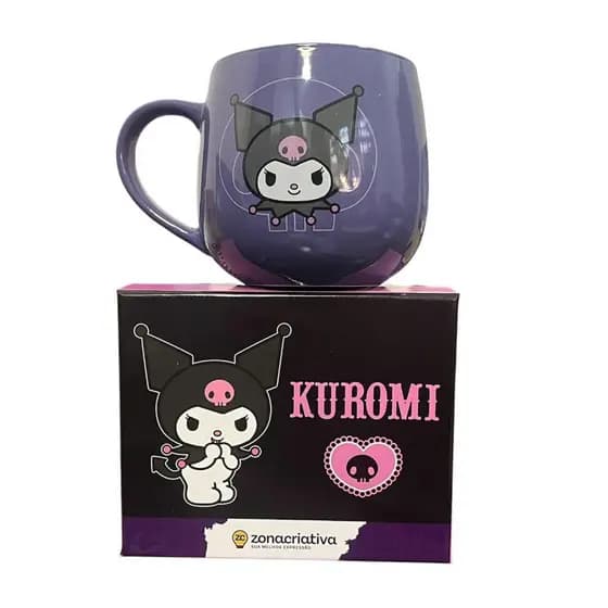 Caneca Kuromi Oficial Hello Kitty Maggie 400ml