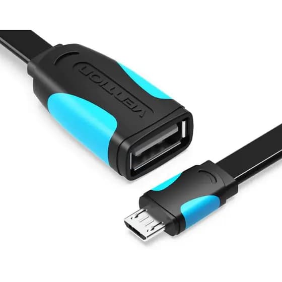 Otg Cabo Micro Usb 2.0 V8 Vention para Celular e Tablet