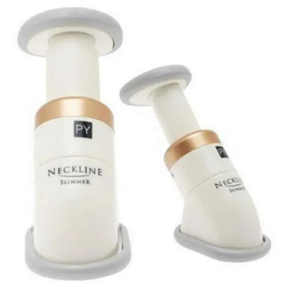 Massageador Pescoço Tira Papa Papada Neckline Exercitador 3 Molas
