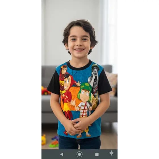 Camiseta Infantil Chapolin chaves menino menina nostalgia estampa total criança desenho