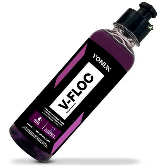 Shampoo Automotivo Neutro Super Concentrado V-floc 240mL Vonixx