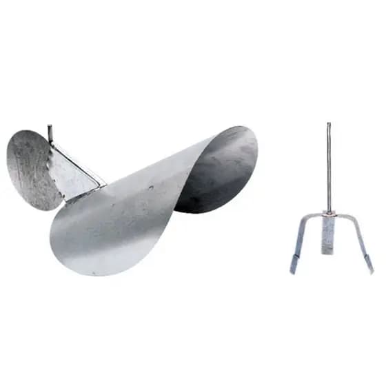 Chapéu Galvanizado Giratório com Tripé Modelo Galo, para Cano para Chaminé / Fogão a Lenha Zatti