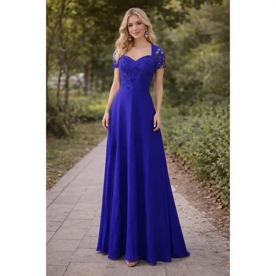 Vestido Marinha Casamento Festa Moda Feminina Formatura Noiva Elegante Baile Gala Renda Chicque Chic Longo Cartorio 2798
