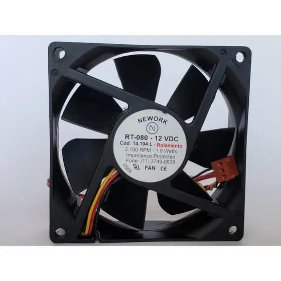 Cooler Ventoinha 80x80x25mm 12v 2100 Rpm