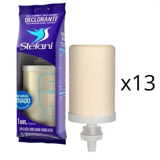 Kit 13 Un Vela Stéfani São João Declorante Carvão Ativado