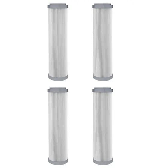 KIT 04 UN Refil Plissado P/ Acqua 230 RH ou outros filtros 9.3/4"