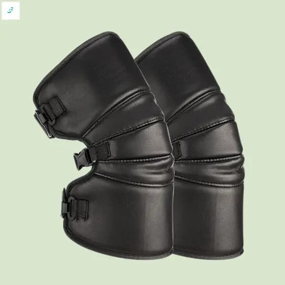Joelheiras De Couro PU À Prova De Vento De Inverno Forradas De Lã Para Patinação De Ciclismo De Motocicleta