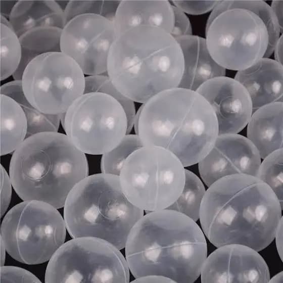 Bolinha transparente para piscina de bolinhas 100 unidades