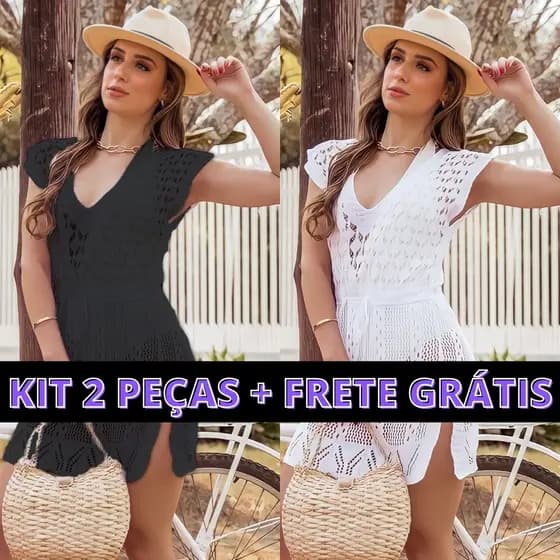 Kit 2 saídas de praia (2 PEÇAS)
