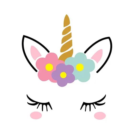 Adesivo Decorativo Infantil Unicornio Adesivos infantis para quarto de crianças Pelicula adesiva lindo