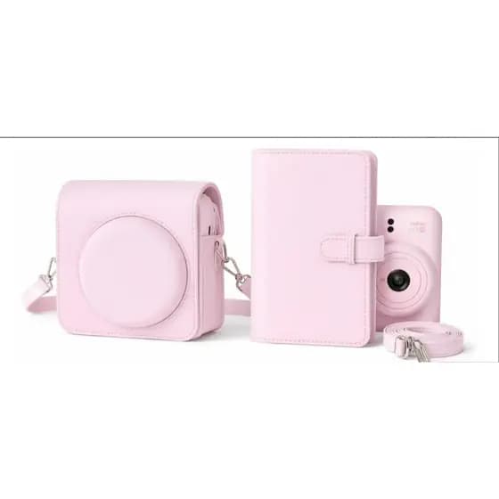 Case Para Câmera Mini Instax 12 + Álbum Para 108 Fotos Mini