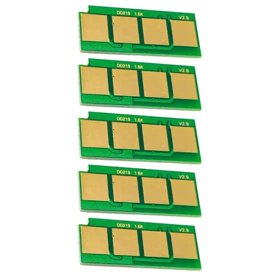 Kit 5 Chip Pd219 PD-219 219 Novo 1.6k Compatível Para P2509N M6609NW M6509N