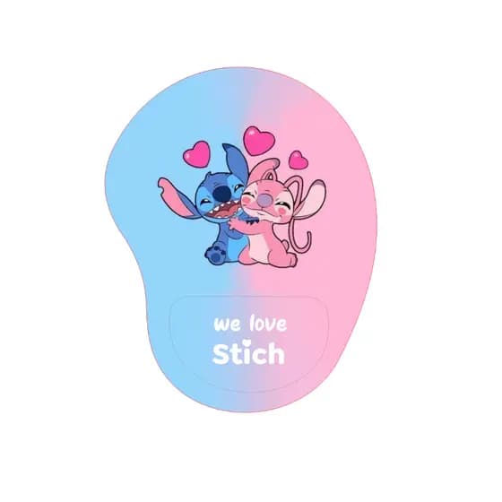 Mouse Pad Ergonômico Angel & Stich