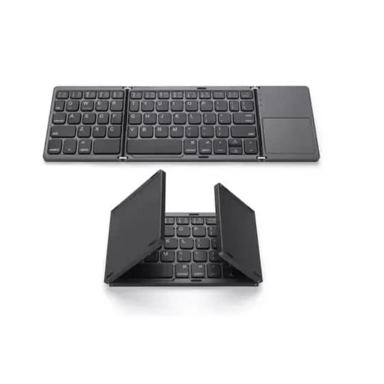 Teclado Mini Dobrável via Bluetooth Para Tablet Positivo Q10