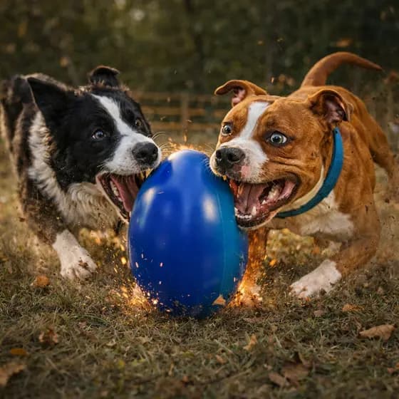 Bola Ovo Brinquedo para Cachorro Resistente Interativa P M G