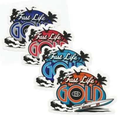 Adesivo Gold Fast Life Assorted 8,5 x 11,5 cm Sticker