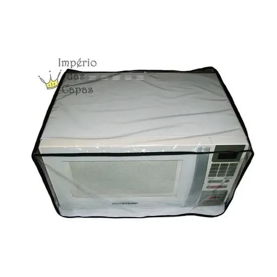 Capa Para Forno Microondas 30 L - Em Pvc Cristal - Tam M