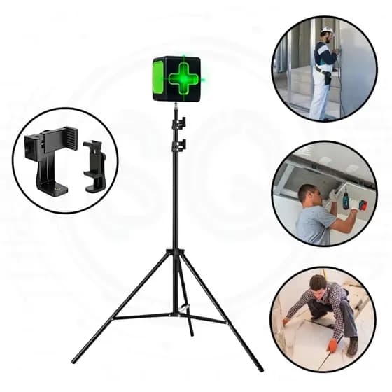 Tripé Pedestal Para Nível Laser Construtor Drywall Piso Projetor