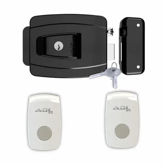Fechadura Elétrica Agl Reversível + 2 Botoeira 12v