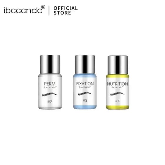 Ibcccndc 3pçs Kit De Laminação Para Perm Sobrancelha / Loção / Levantamento Dos Olhos / Semi-Permanet / Brow / Elevador Para Salão De Beleza
