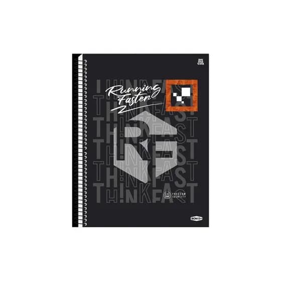 Caderno Kbom 10 Matérias 160fls - Sortido