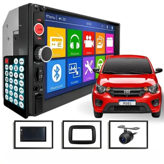 Central Multimidia Fiat Mobi 2017 2018 2019 2020 2021 2022
